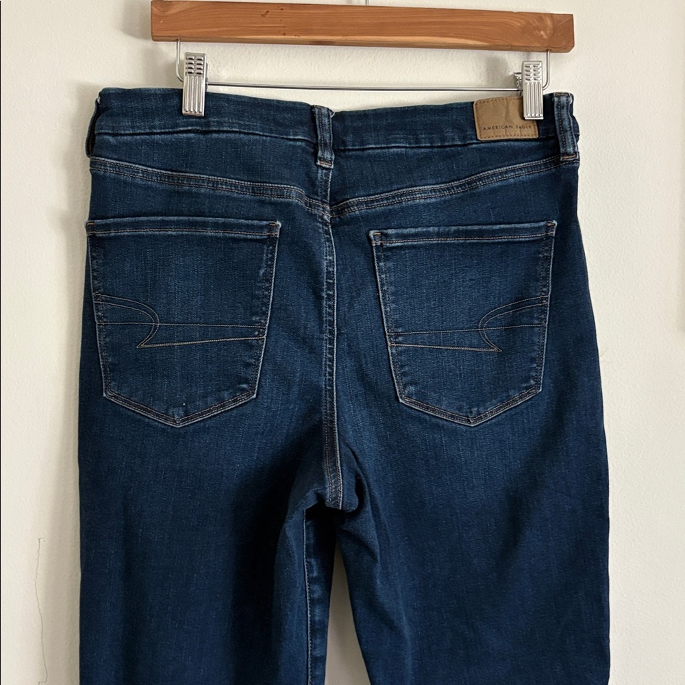 American Eagle Outfitters Dark Blue Skinny Jeans - Picture 9 of 10